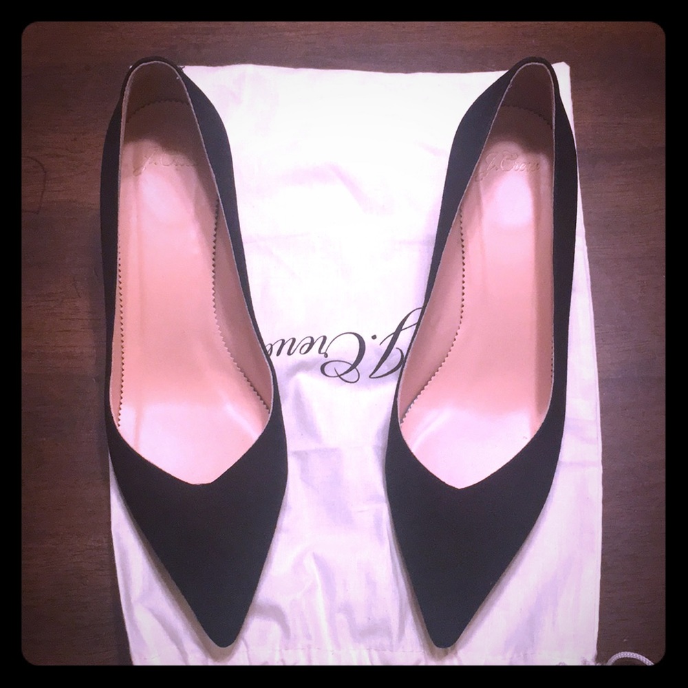 J. Crew Dulci V-Cut Kitten Heels, Size 9